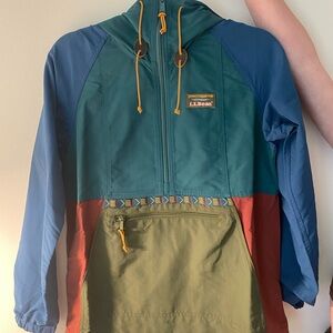 LL Bean windbreaker hoodie